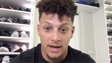 Patrick Mahomes Is Happy With The Support From The Nfl Espn Video
