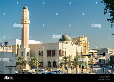 Moschee In Der Altstadt Von Doha Der Hauptstadt Von Katar