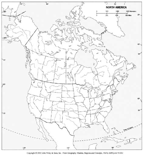 Printable Physical Map Of North America Printable Maps