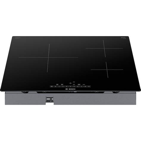 Bosch 500 Series 24 In 3 Burners Black Induction Cooktop In The