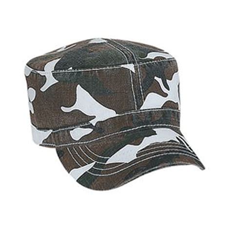 Otto Cap Camouflage Superior Garment Washed Cotton Twill Military Style