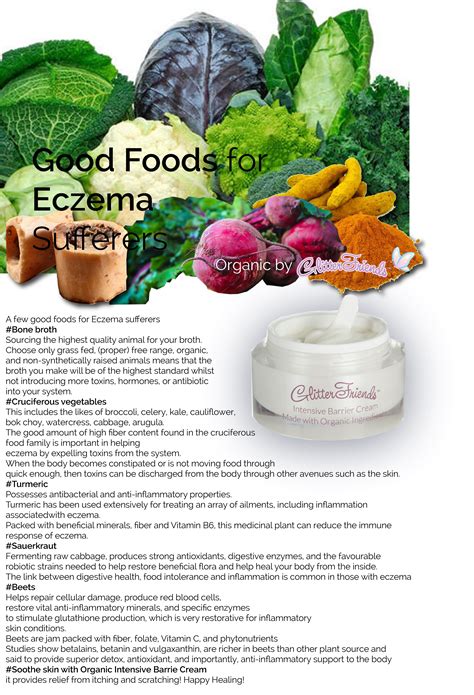 Here Are A Few Good Foods For Eczema Sufferers 🐂bone Broth 🍃cruciferous