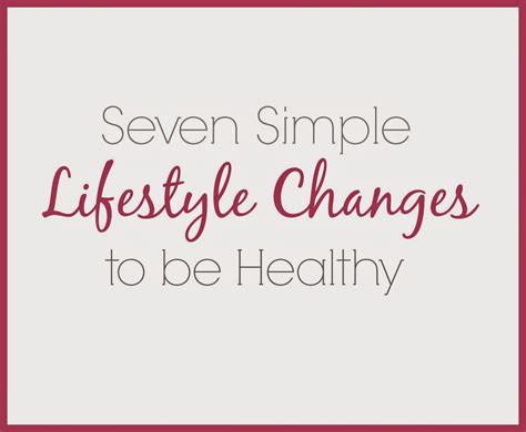 7 Simple Lifestyle Changes To Be Healthy Lou Lou Girls