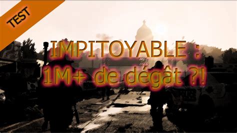 Impitoyable by extraomnes is a belgian strong golden ale which has a rating of 4 out of 5, with 359 ratings and reviews on untappd. The Division 2 IMPITOYABLE : 1M+ Dégât ?! - YouTube