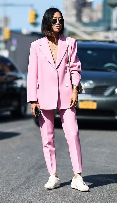 7 Pink Power Suits To Make You Feel Invincible Woman Suit Fashion