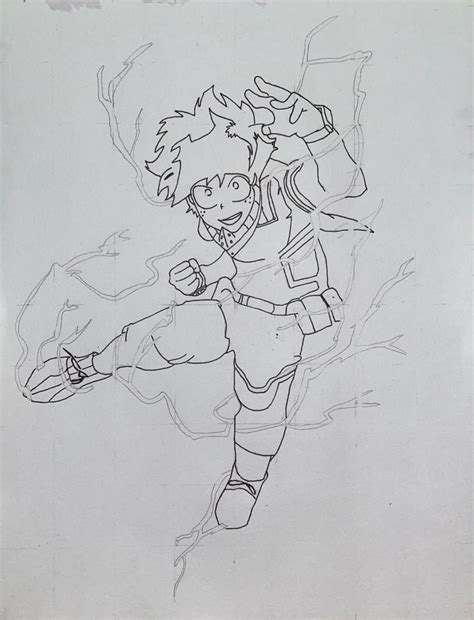 Izuku Midoriya Coloring Page Coloring Books Coloring Pages Drawing