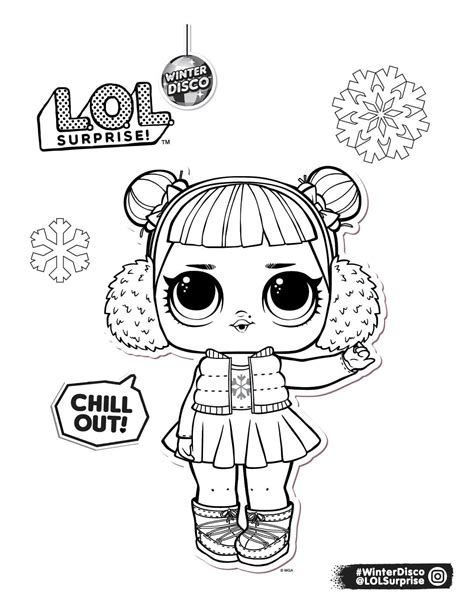 Lol Surprise Coloring Sheet Coloring Pages Winter Cool Coloring