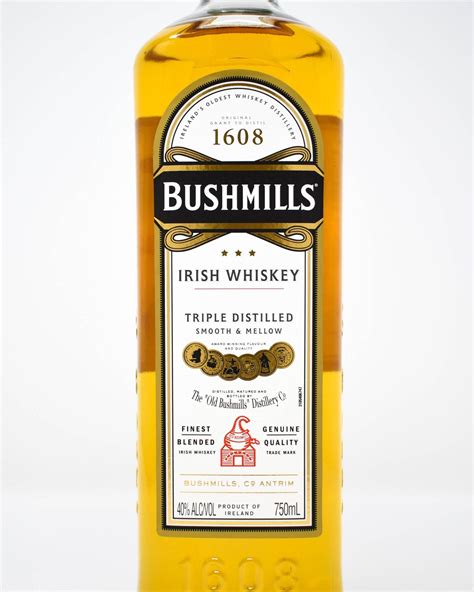 Bushmills Irish Whiskey 750ml Princeville Wine Market