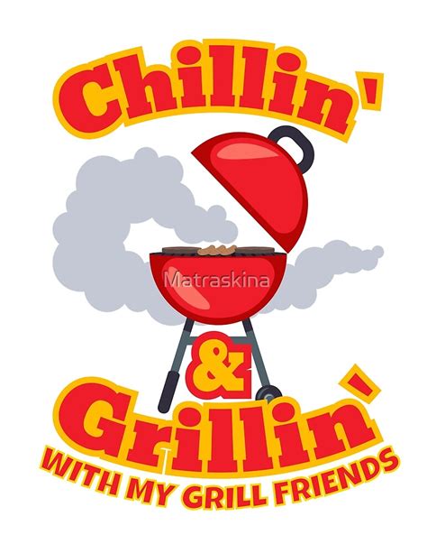 Chillin And Grillin With My Grill Friends World Emoji Day Fan Art