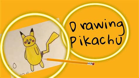 Drawing Pikachu Time Lapse Youtube