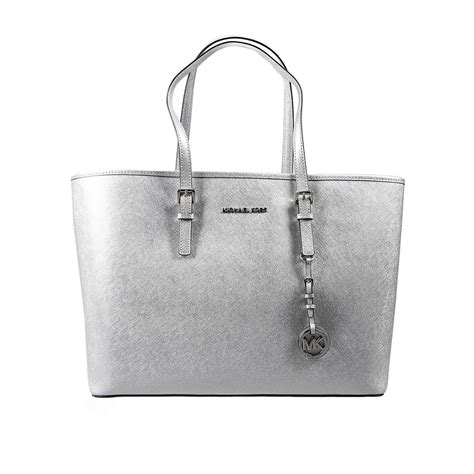 Michael Kors Handbag Woman In Silver Metallic Lyst