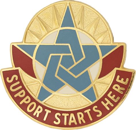Combined Arms Support Command Ft Lee Unit Crest Support Starts Here