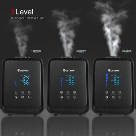 4 5l ultrasonic cool warm mist air diffuser humidifier w remote control 1 unit dillons food