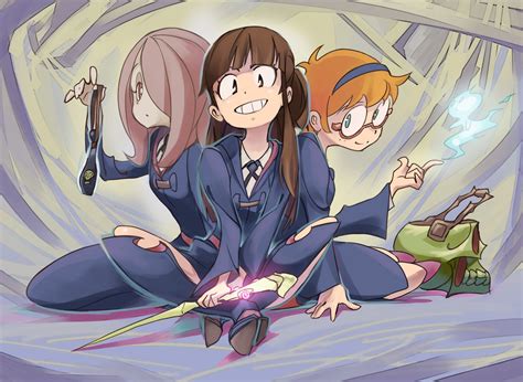 Download Sucy Manbavaran Lotte Yanson Atsuko Kagari Anime Little Witch Academia 4k Ultra Hd