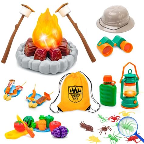 Camping Toys For Kids Pretend Campfire For 3 4 5 6 7 Year Old Boys