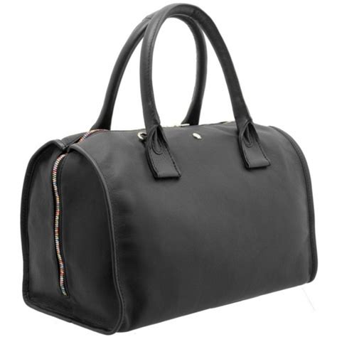 Yoshi Tanaka Rainbow Zip Large Leather Grab Bag