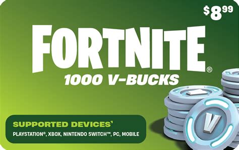 Fortnite 1000 V Bucks Universal Gamestop