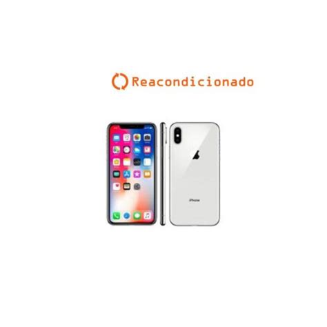 Iphone X 64 Gb Plata Reacondicionado Apple