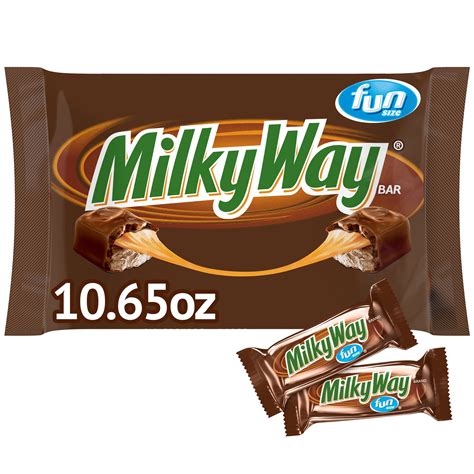 Milky Way Fun Size Milk Chocolate Halloween Candy Bars 1065 Oz Bag Walmart Inventory