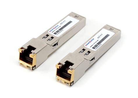 Electrical Hot Pluggable 1000base T Sfp Transceiver 100m For Cate 5