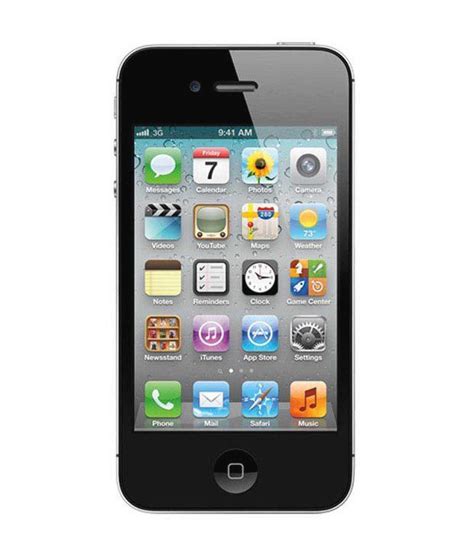 Iphone 4 8 Gb Black Mobile Phones Online At Low Prices Snapdeal India