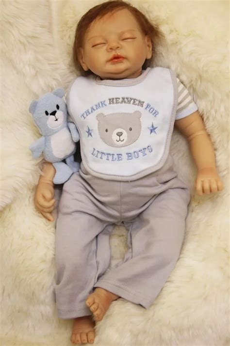 Real Newborn 22 55cm Handmade Lifelike Baby Doll Reborn Silicone Vinyl