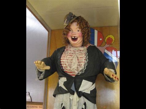 The Scary Laughing Woman On The Fun House At Lakeside Amusement Park In