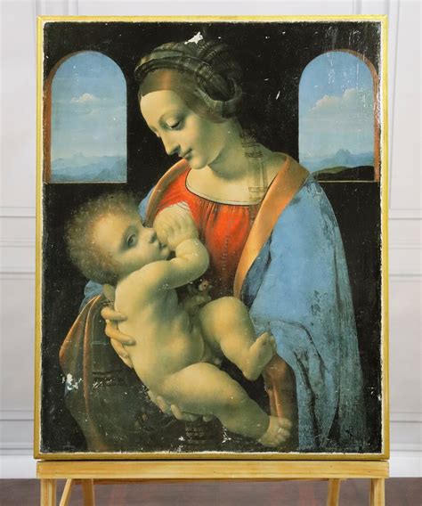 Madonna Litta By Leonardo Da Vinci Etsy