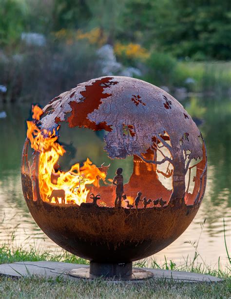 Fire Pit Patio Outdoor Fire Pit Fire Pit Sphere Fire Pits Fire Pit