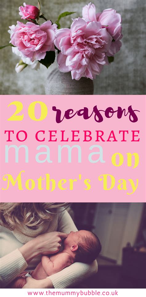 20 Reasons To Celebrate Mum This Mothers Day The Mummy Bubble