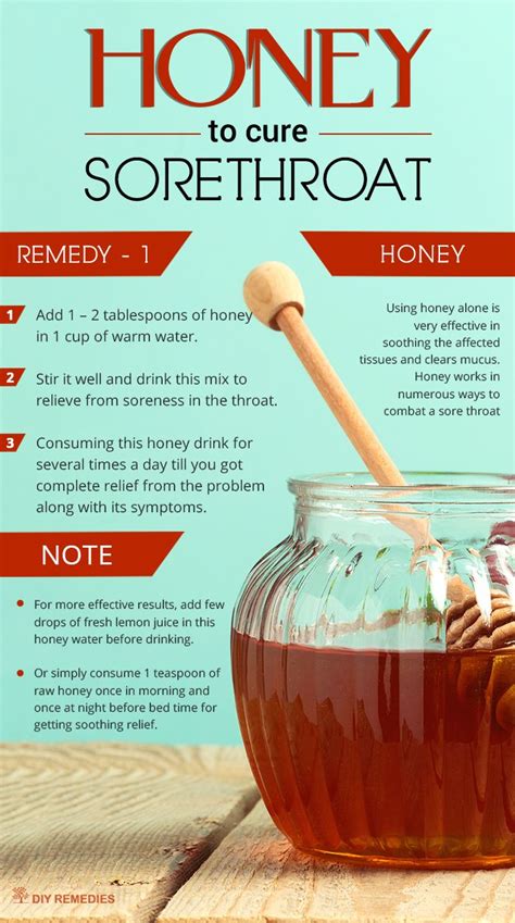 Get Rid Of Sore Throat Using Honey Sick Remedies Honey Remedies
