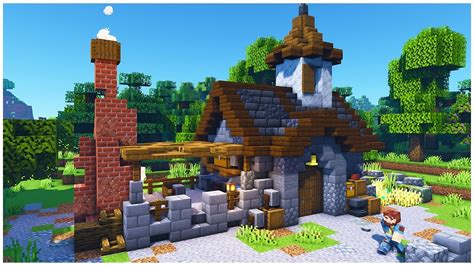 Medieval Blacksmith House In Minecraft Tbm Thebestmods