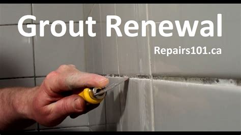 Smart move to regrout before larger damage is done. How To Regrout Tile Floor Without Removing Old Grout ...