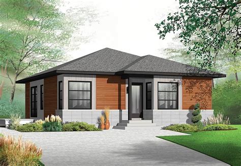 Contemporary Ranch House Plan 22376dr Architectural Designs House
