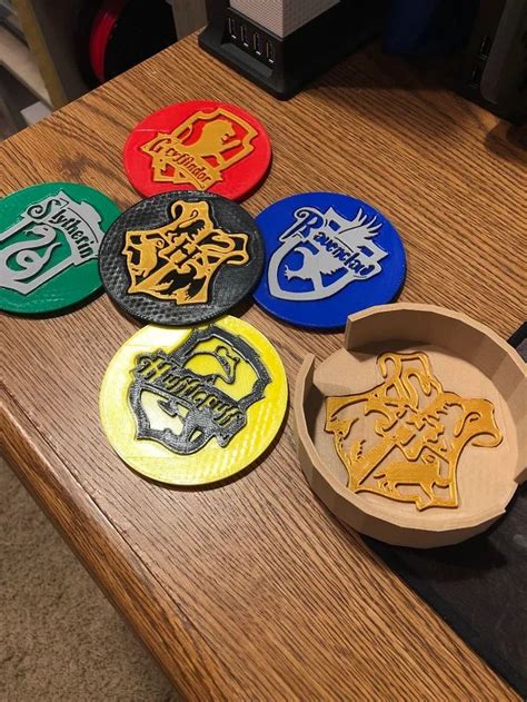Harry Potter Coasters By Alist85 Thingiverse Printed Coasters