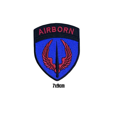 British French Usa Army Airborn Military Embroidered Patch Etsy