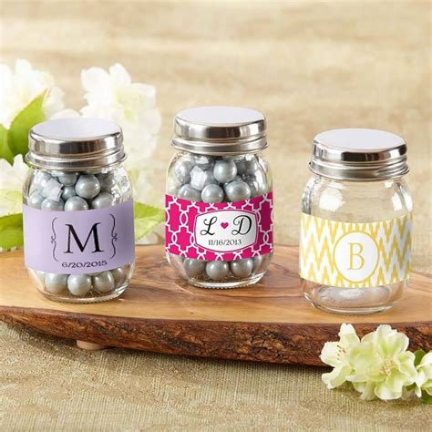 Personalized 3 Oz Mini Mason Jar Wedding Set Of 12 Mason Jar