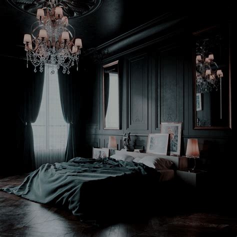 Pin By Léa On Aesthetic Black Black Bedroom Design Black