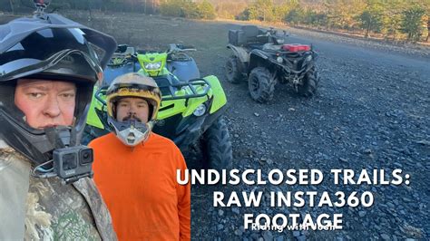 Undisclosed Trails Riding With Josh Grizzly 700 Insta360 X3 Footage