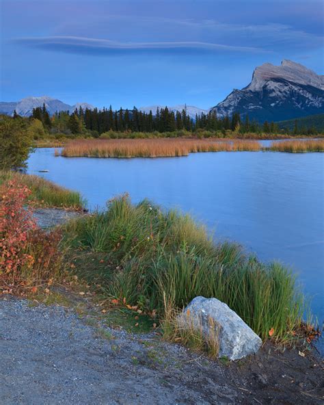 Vermilion Lakes And Mount Rundle In Banff National Park