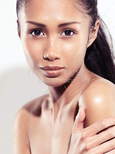 photo of beautiful exotic mixed race asian woman natural beauty portrait stock image mxi29212
