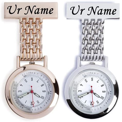 Personalised Engraved With Your Name Nurses Watch Hanging Medical Pocket Watch Men Women Quartz