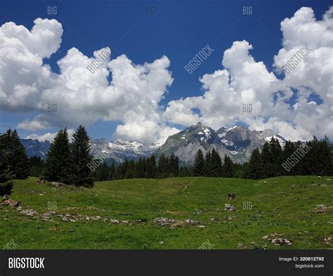 Swiss Alpine Mountain Image And Photo Free Trial Bigstock