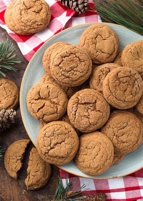 Soft Chewy Ginger Cookies Simply Happy Foodie