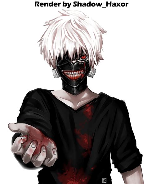 Maybe you would like to learn more about one of these? Kaneki Render by ShadowHax0r on DeviantArt