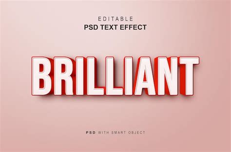 Efeitos de texto editáveis brilhantes PSD Premium