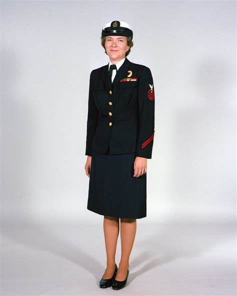 Navy Uniforms Womens Service Dress Blue Chief Petty Officer 1984