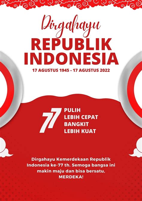 Contoh Poster Indonesia Merdeka Contoh Poster Kemerdekaan 2021 Poster