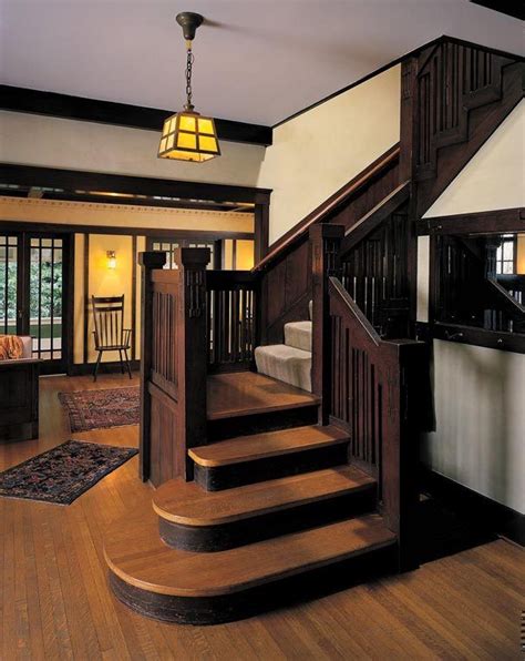 The Entrance Hall Of Doug And Joan Stewarts 1909 Craftsman Home In The