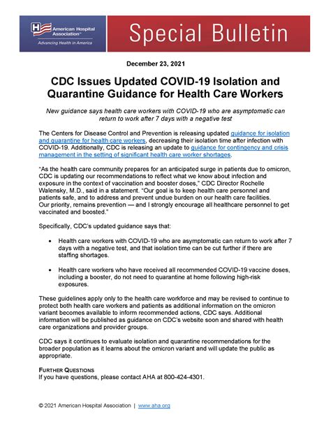 Cdc Issues Updated Covid 19 Isolation And Quarantine Guidance For